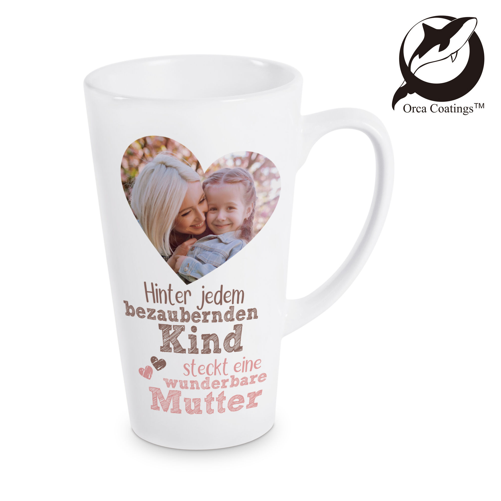 Konische LATTE Macchiato Tasse 17oz, Orca™ Coating