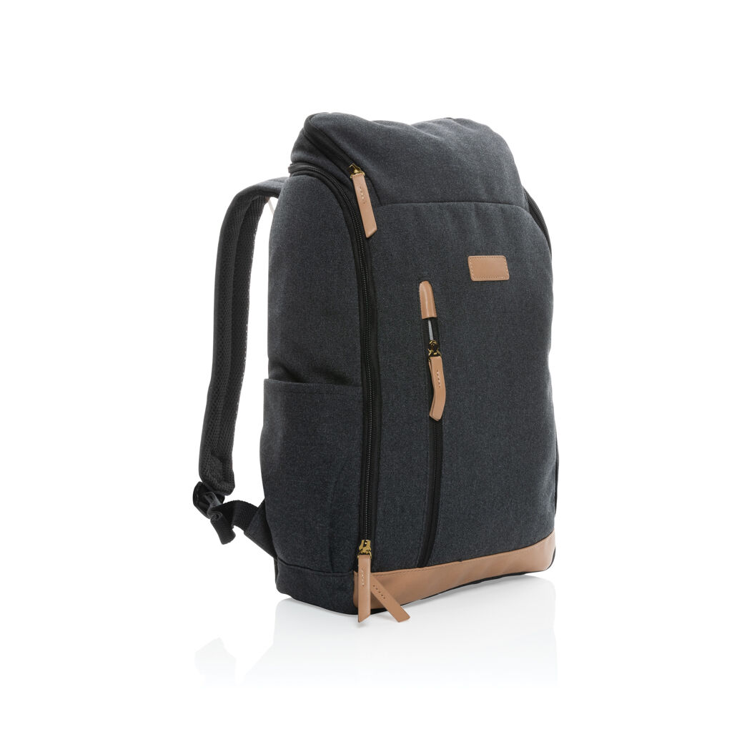 Impact AWARE™ 16 oz. r recyceltem canvas 15" Laptop-Rucksack