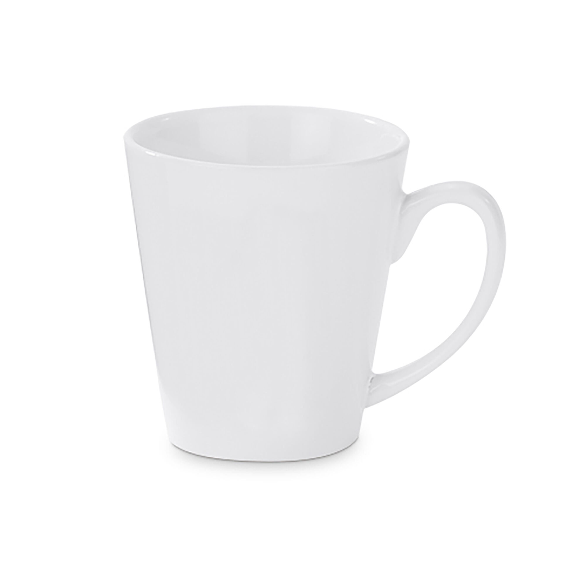 Konische Keramiktasse LATTE 7oz black Orca