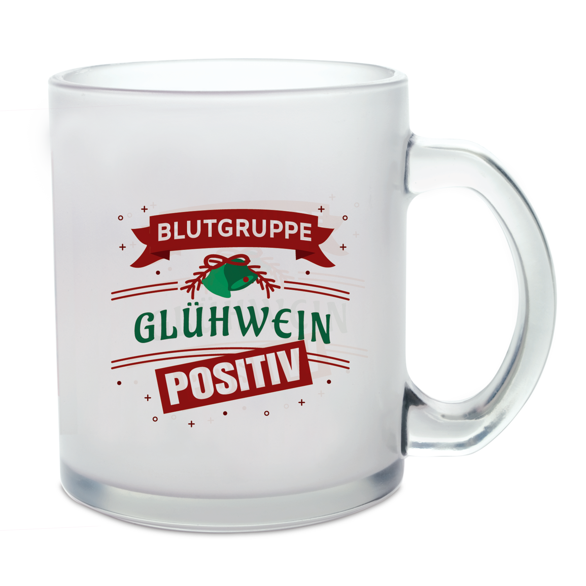 Glastasse satiniert