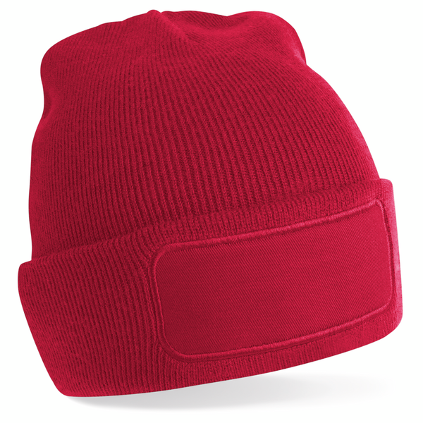 Beanie Classic Red mit Logo