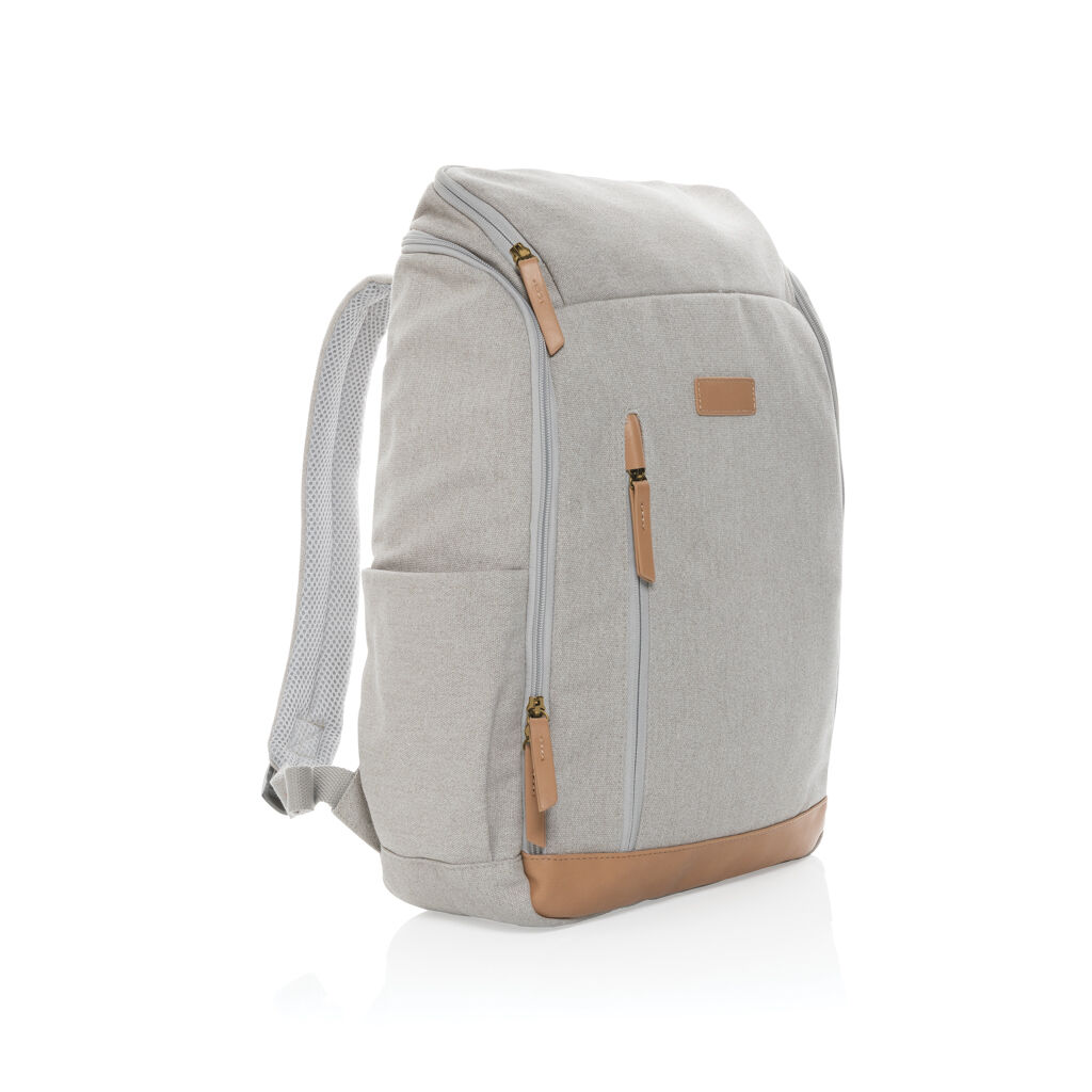 Impact AWARE™ 16 oz. r recyceltem canvas 15" Laptop-Rucksack